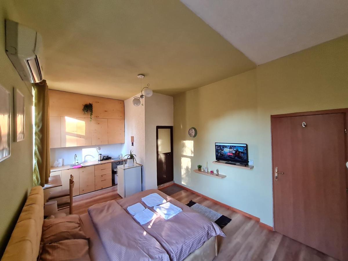 Ex-Block District Charming Studio Apartment With Treeish Sorrounding View! Tirana Bagian luar foto
